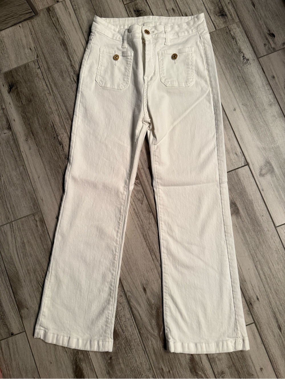 NWOT Soft Washed Straight-Leg Patch Pocket Pants